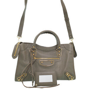 Balenciaga Classic Metallic City Bag
